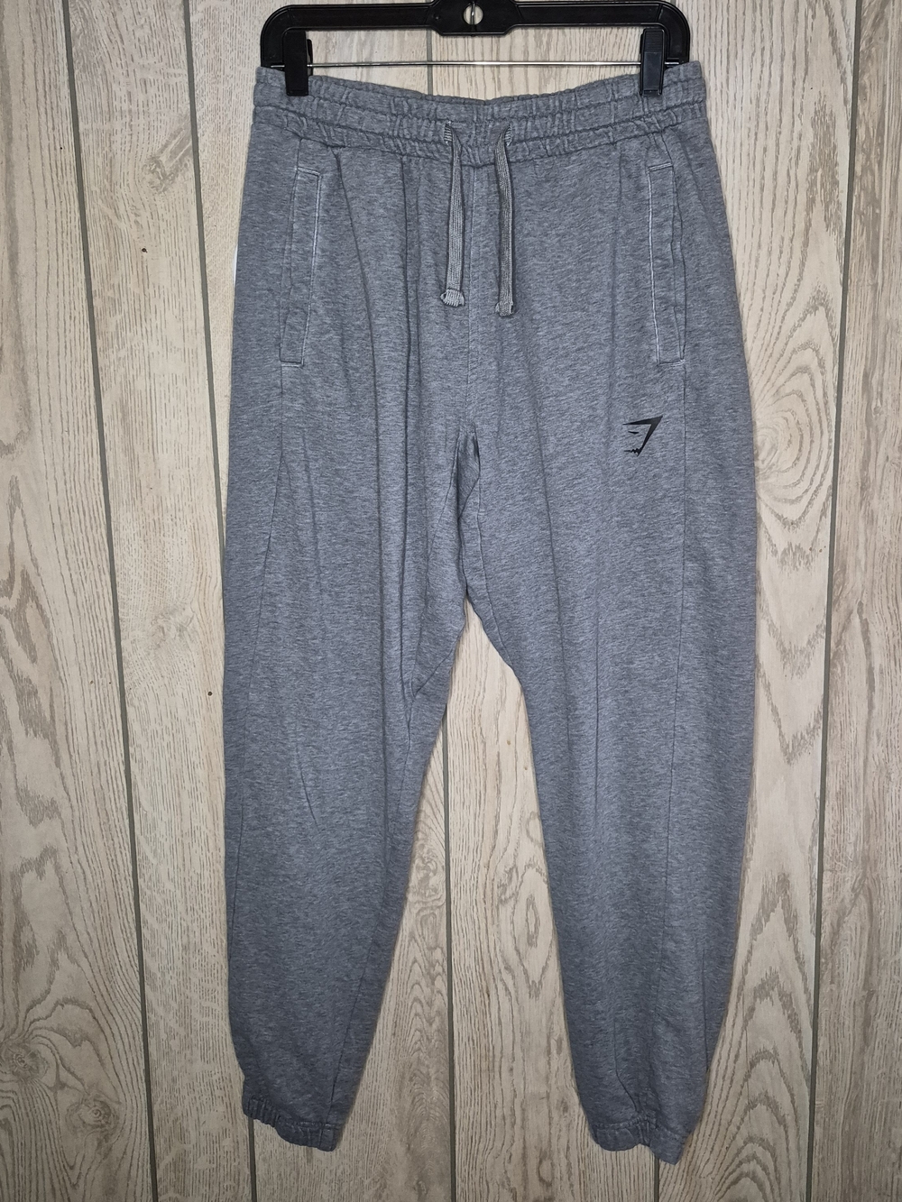 Gymshark Men's Heather Gray Drawstring Joggers
